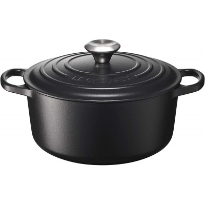 Cocotte redonda Evolution Le Creuset Negro mate 30cm