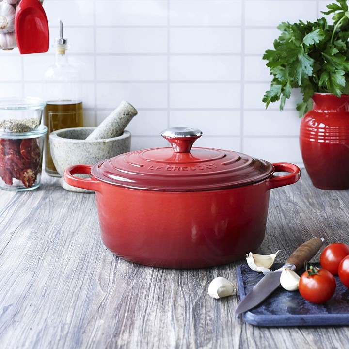 Cocotte redonda Evolution Le Creuset Cereza 30cm | Paelleros Roger