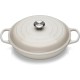 Cocotte rendonda baja Evolution Le Creuset Merengue 30cm