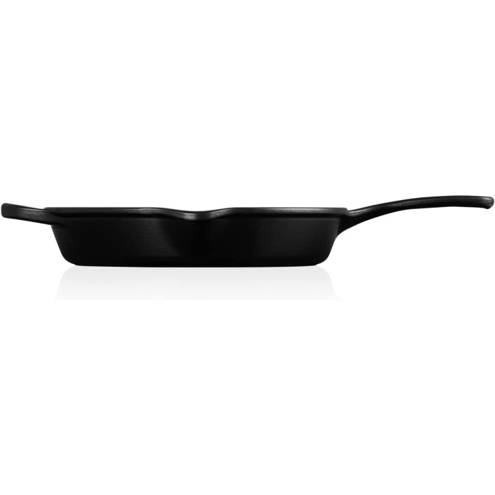 Sartén Skillet Alta Le Creuset Hierro Fundido 26 cm Negro Mate | Paelleros Roger