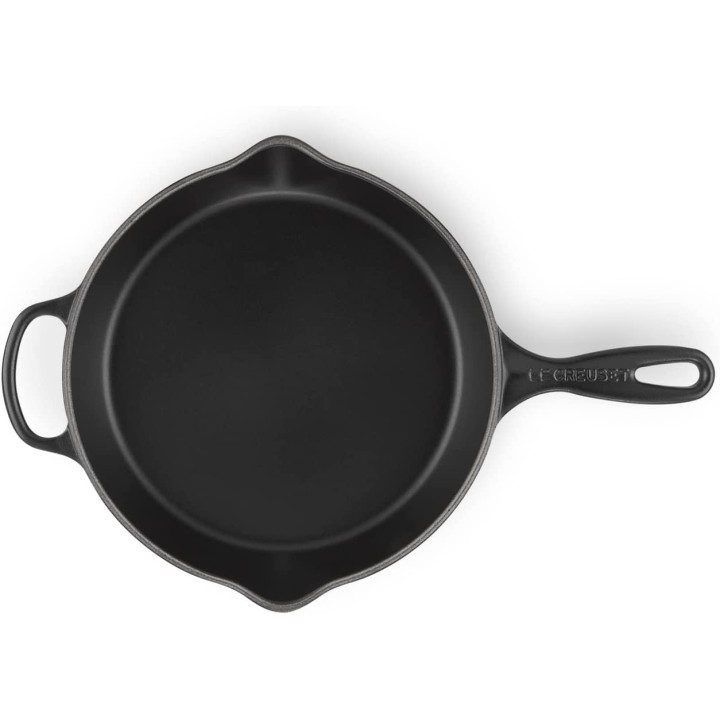 Sartén Skillet Alta Le Creuset Hierro Fundido 26 cm Negro Mate | Paelleros Roger