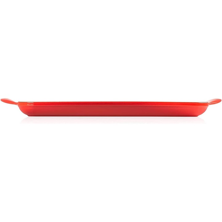 Parrilla grill hierro fundido Le Creuset 32 cm Cereza | Paelleros Roger
