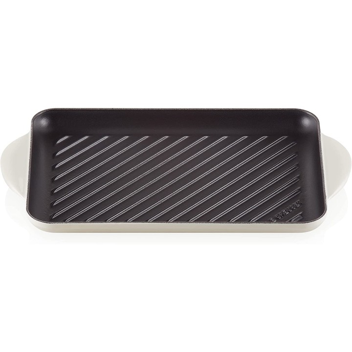 Parrilla grill hierro fundido Le Creuset 32 cm Merengue  | Paelleros Roger
