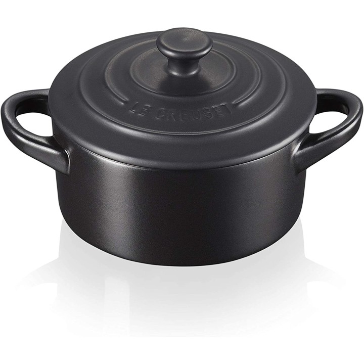 Mini cocotte redonda negro onyx 10cm | Paelleros Roger