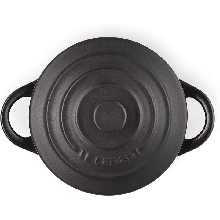Mini cocotte redonda negro onyx 10cm | Paelleros Roger