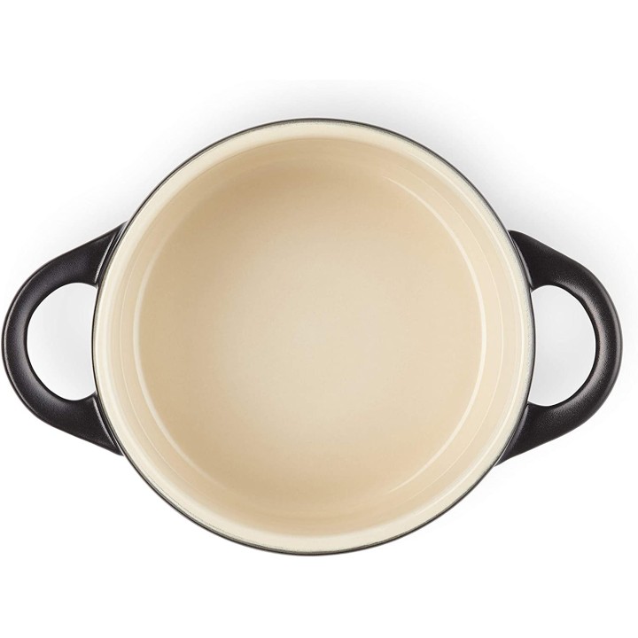 Mini cocotte redonda negro onyx 10cm | Paelleros Roger