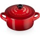 Mini Cocotte Redonda de Hierro Fundido 10 cm Cereza