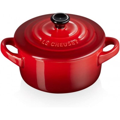 Mini cocotte redonda cereza 10cm Le Creuset