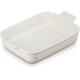 Bandeja Rectangular Heritage merengue 32cm Le Creuset