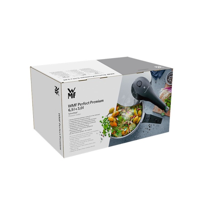 Set Ollas rápidas WMF Perfect Premium de 3 + 6,5 L | Paelleros Roger