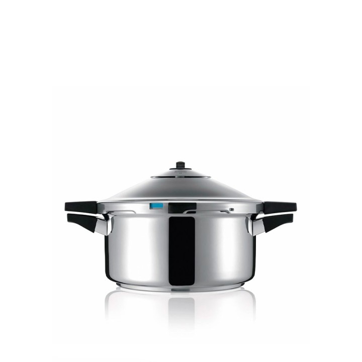 Olla a Presión Kuhn Rikon Duromatic Inox con asas 4L - 24CM | Paelleros Roger