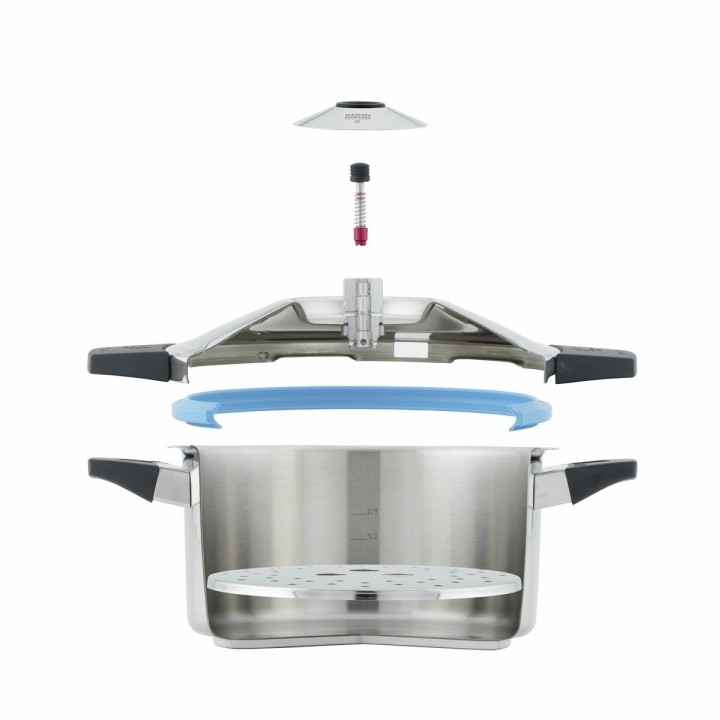 Set de Ollas a Presión Kuhn Rikon Duromatic Inox con asas 4 + 8L - 24CM | Paelleros Roger