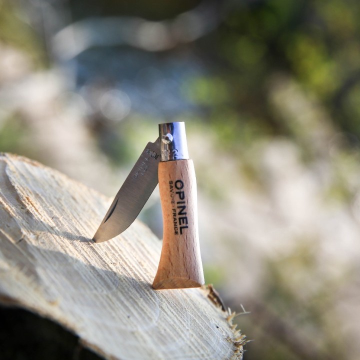 Navaja Opinel nº 2 Inox - 3,5 cm | Paelleros Roger
