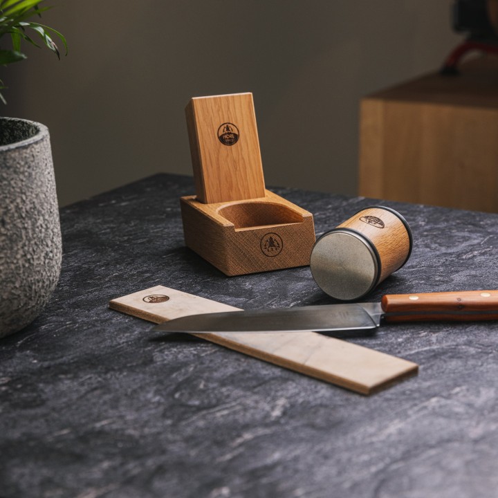 Asentador de cuero HORL | Afilado para cuchillos | Paelleros Roger