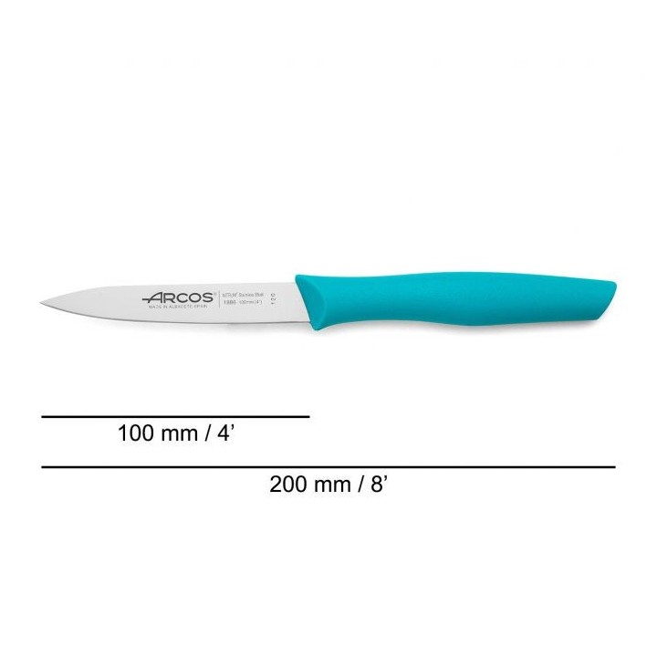 Cuchillo mondador Arcos Turquesa 100mm | Paelleros Roger