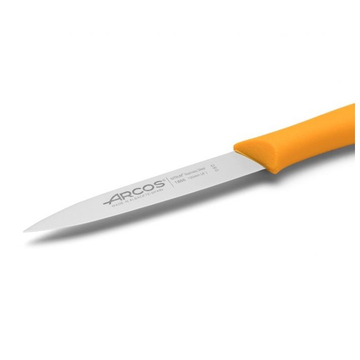 Cuchillo mondador Arcos mostaza 100mm | Paelleros Roger
