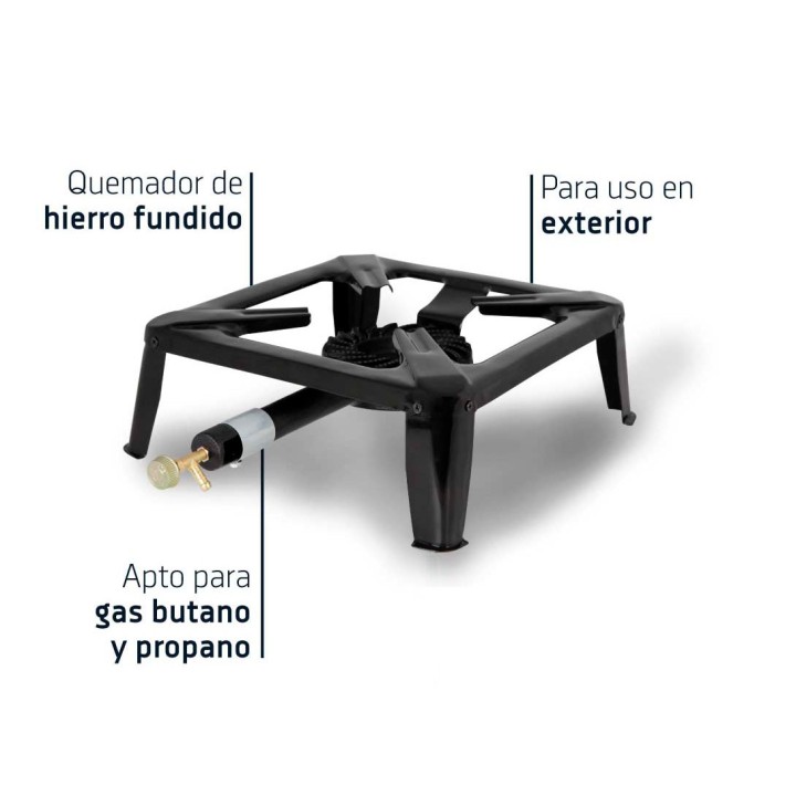 Quemador Hierro Fundido de 20cm ø |Paelleros Roger