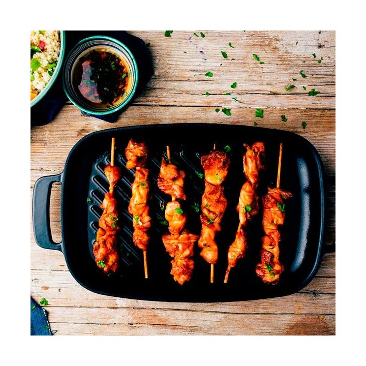 Plancha hierro fundido rayas 35 cm  | Paelleros Roger