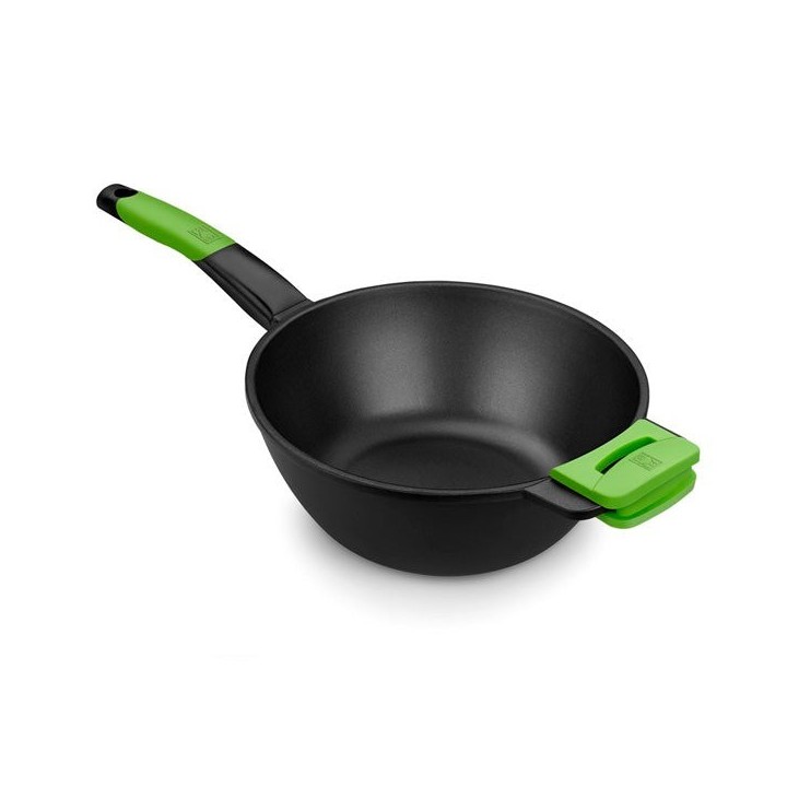 Wok 28cm de aluminio fundido 5,5mm  | Paelleros Roger