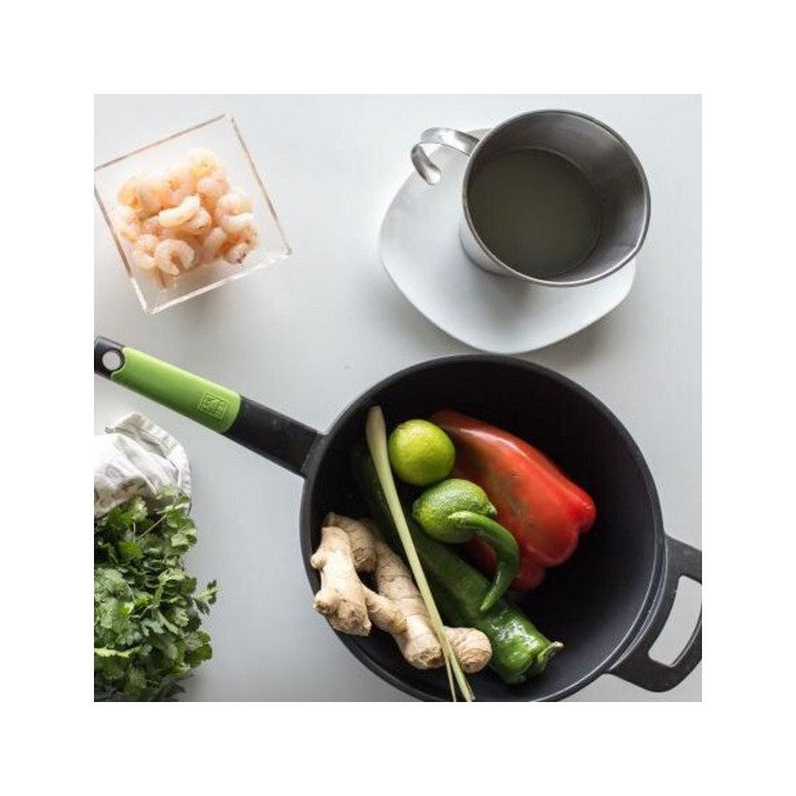 Wok 28cm de aluminio fundido 5,5mm  | Paelleros Roger