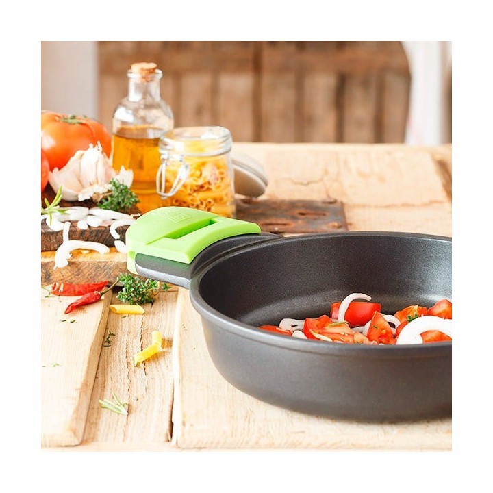 Cacerola baja 28cm de aluminio fundido 5,5mm | Paelleros Roger