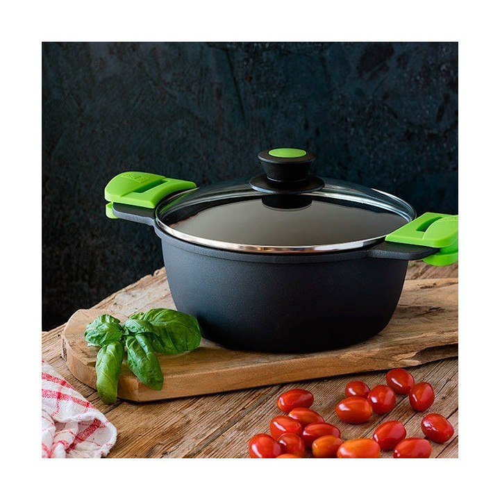 Cacerola alta 24cm de aluminio fundido 5,5mm | Paelleros Roger