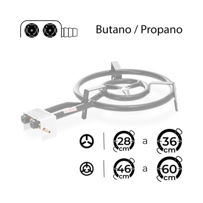 Paellero Vaello Q400 de 40cm