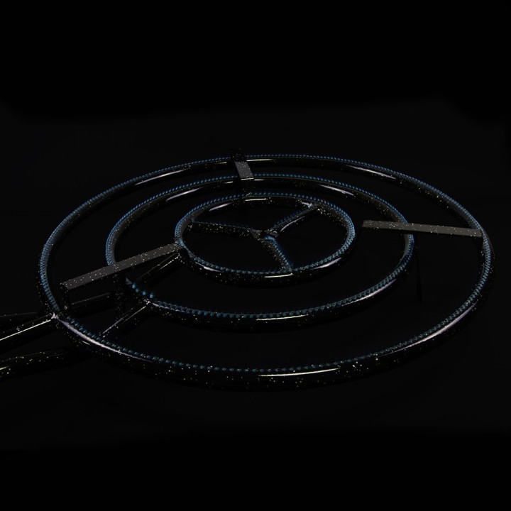 Paellero de gas butano 70 cm + Regulador + Goma