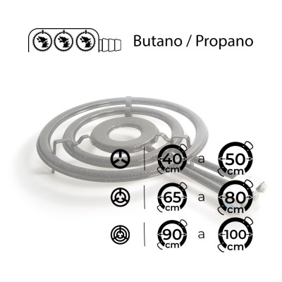 Paellero Flames VLC T-700 de 70cm Gama Alta