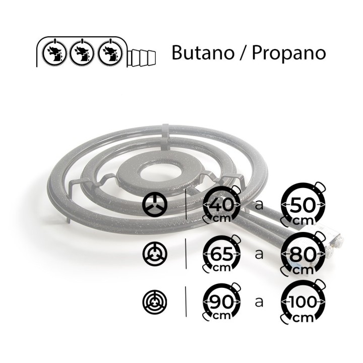 Paellero Flames VLC T-700 de 70cm Gama Alta