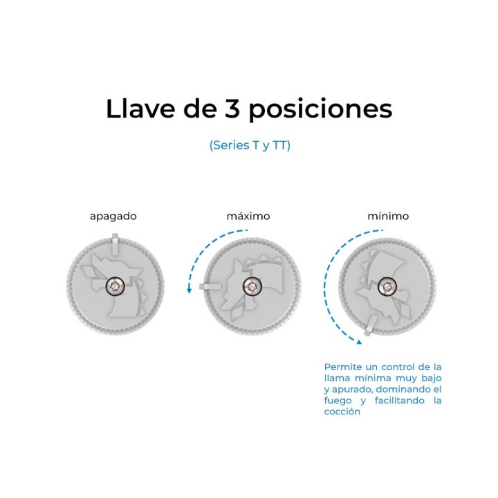 Paellero de gas ciudad de 60cm Flames VLC T-600