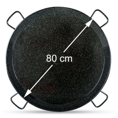 Paellera esmaltada de 80 cm El Cid