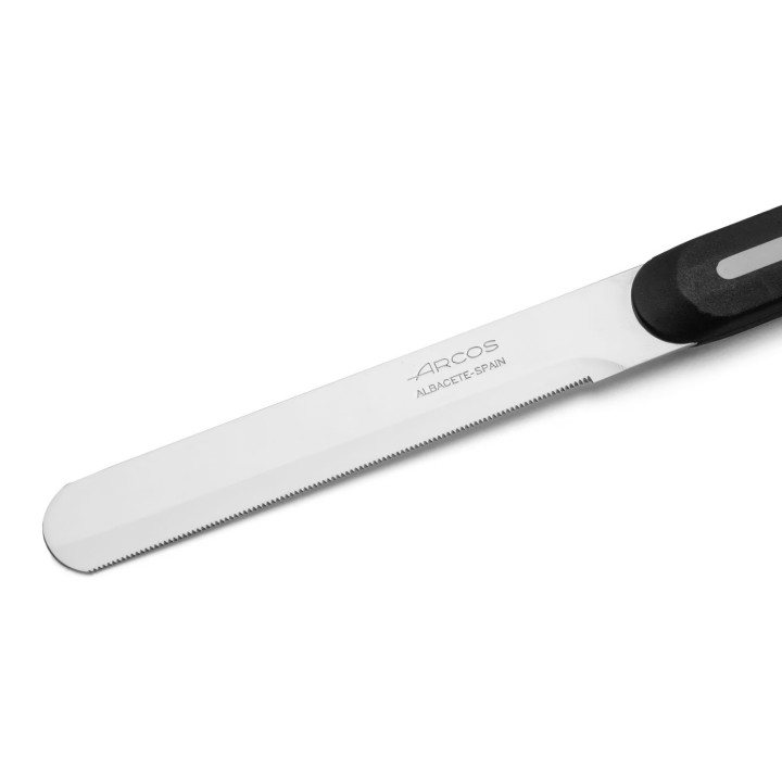 Cuchillo desayuno negro-blanco Arcos | Paelleros Roger