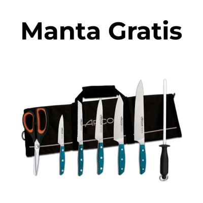 Set de cuchillos profesional Arcos Brooklyn + bolsa 8 pzas Gratis