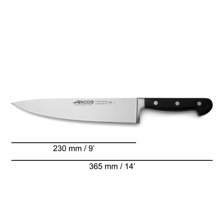 Cuchillo cocinero 230mm | Paelleros Roger