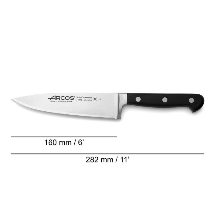 Cuchillo cocinero 160mm | Paelleros Roger