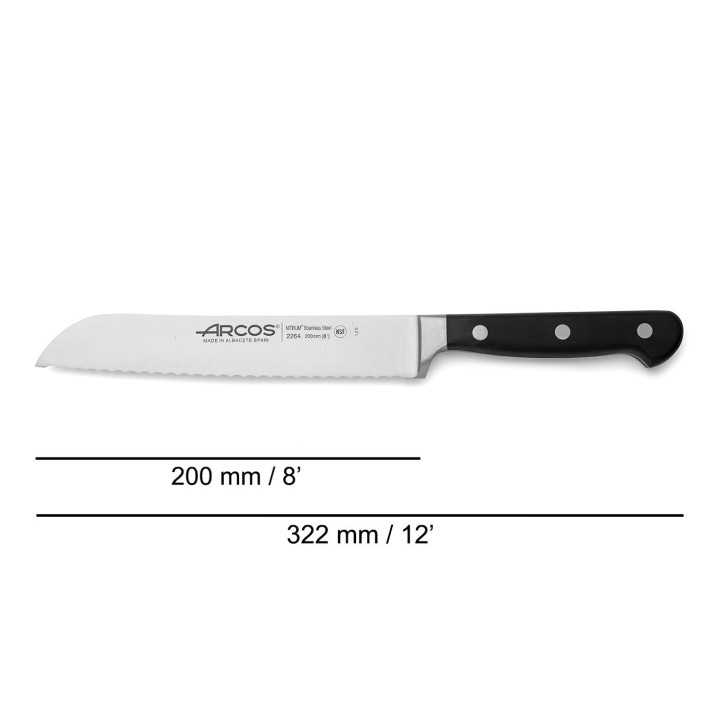 Cuchillo panero 200mm | Paelleros Roger