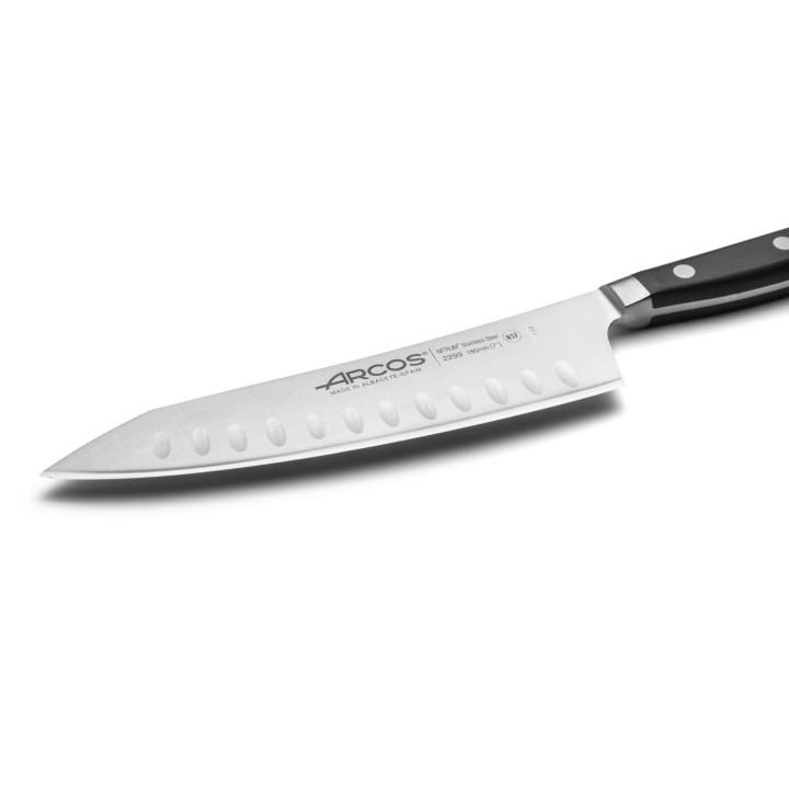 Cuchillo rocking santoku 180mm | Paelleros Roger