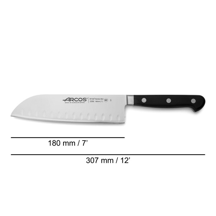 Cuchillo santoku 180mm | Paelleros Roger