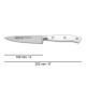 Cuchillo Mondador (100mm) Serie Riviera Blanc 230224