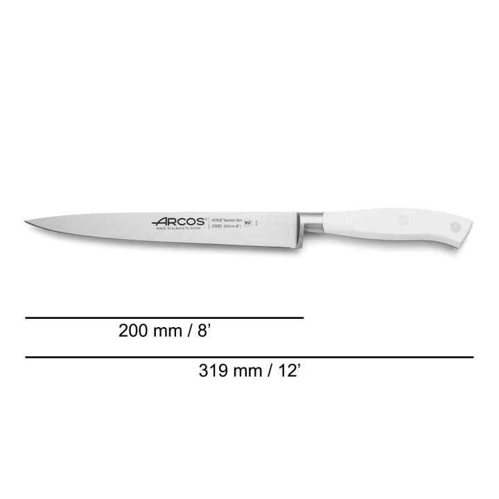Cuchillo Arcos Fileteador de 200mm | Paelleros Roger