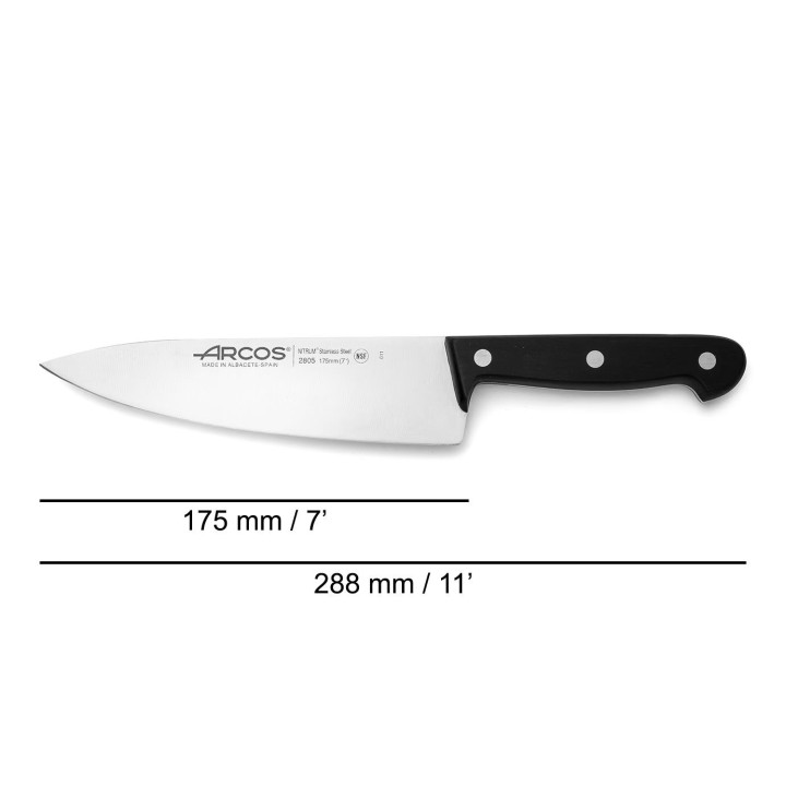 Cuchillo Arcos Cocinero de 175mm  | Paelleros Roger