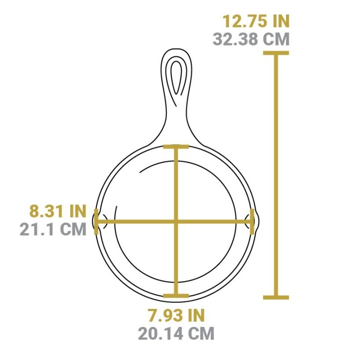 Sartén hierro fundido Lodge 20 cm | Curada de fábrica