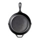 Sartén de hierro fundido Lodge 26 cm con asa auxiliar, curada de fábrica