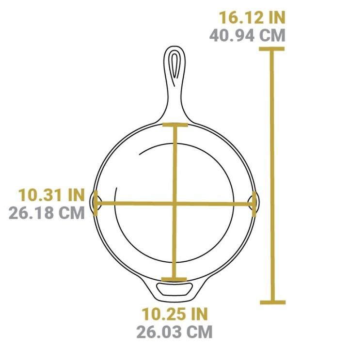 Sartén hierro fundido Lodge 26 cm | Curada de fábrica