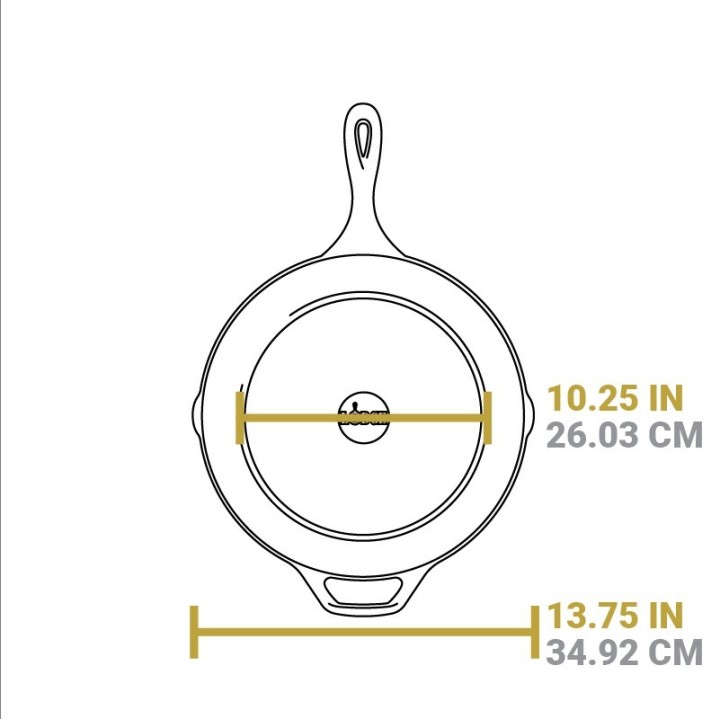 Sartén hierro fundido Lodge 34cm | Paelleros Roger