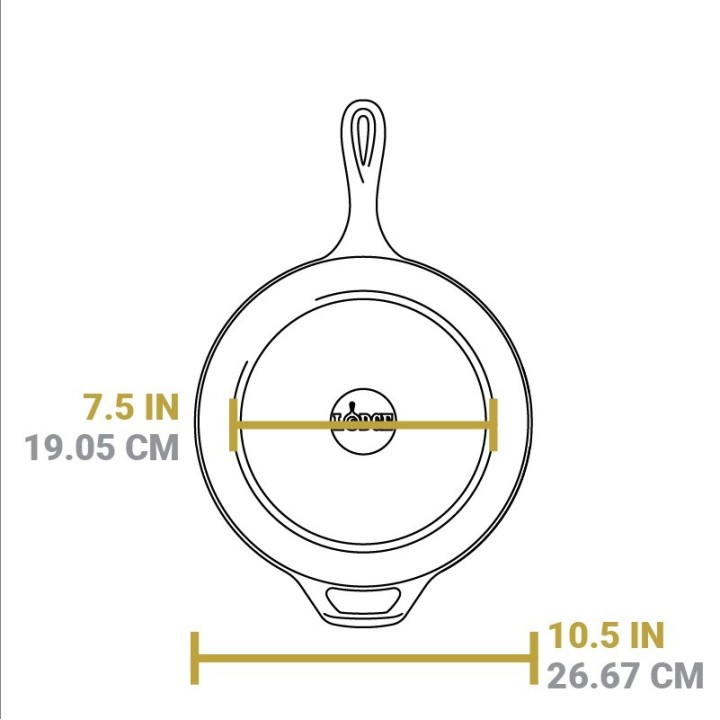 Sartén alta hierro fundido Lodge 26cm | Paelleros Roger