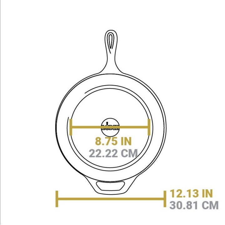 Sartén alta hierro fundido Lodge 30cm | Paelleros Roger