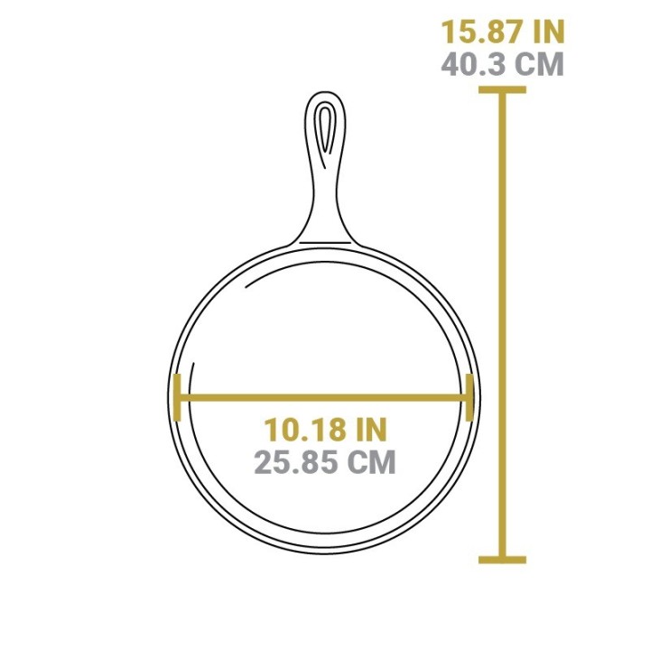 Crepera hierro fundido Lodge 27cm | Paelleros Roger