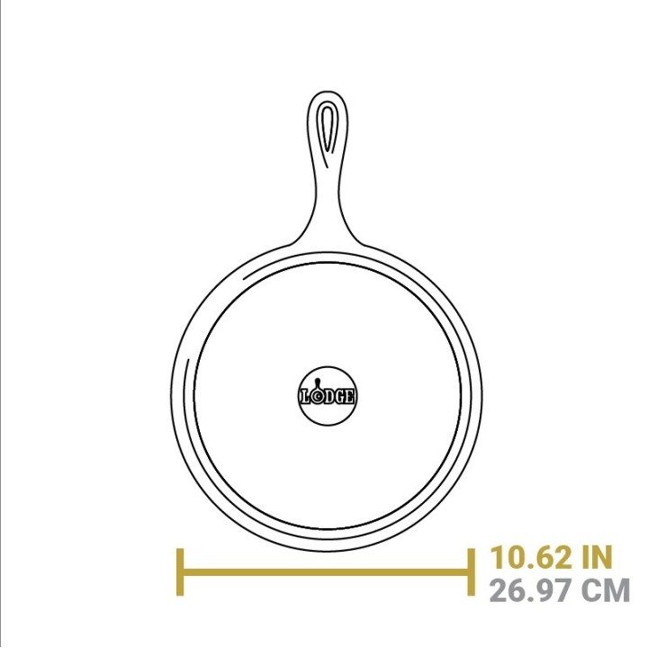 Crepera hierro fundido Lodge 27cm | Paelleros Roger